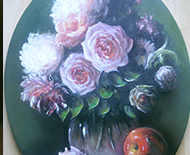 composition florale 40x50 350€